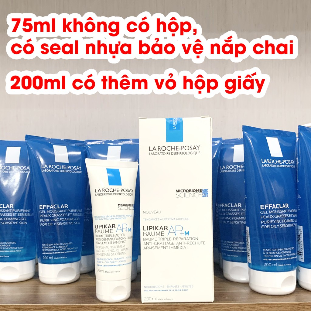 [CHÍNH HÃNG] Kem Dưỡng Giảm Ngứa, Làm Dịu Da Khô Mẩn Đỏ La Roche-Posay Lipikar Baume AP+ 200ml