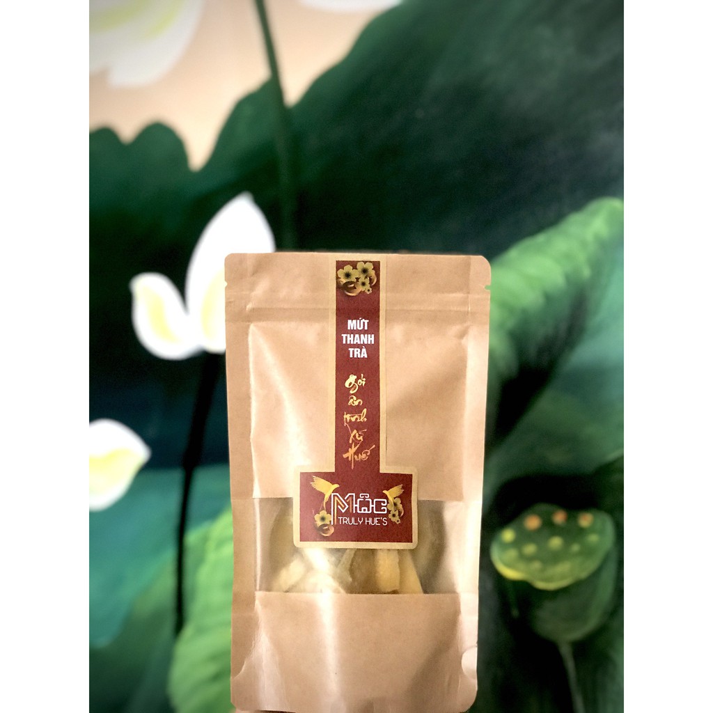 Mứt thanh trà Huế sấy lạnh ⚡GÓI 100GR - HỘP TRÒN 150GR⚡ Mứt thanh trà ngọt thanh, chua dịu tốt cho sức khỏe