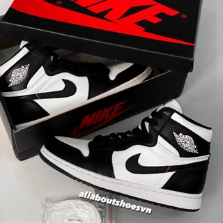[ALLABOUTSHOES]  Giày Jordan 1 high đen trắng ( blackwhite OG) 555088-010