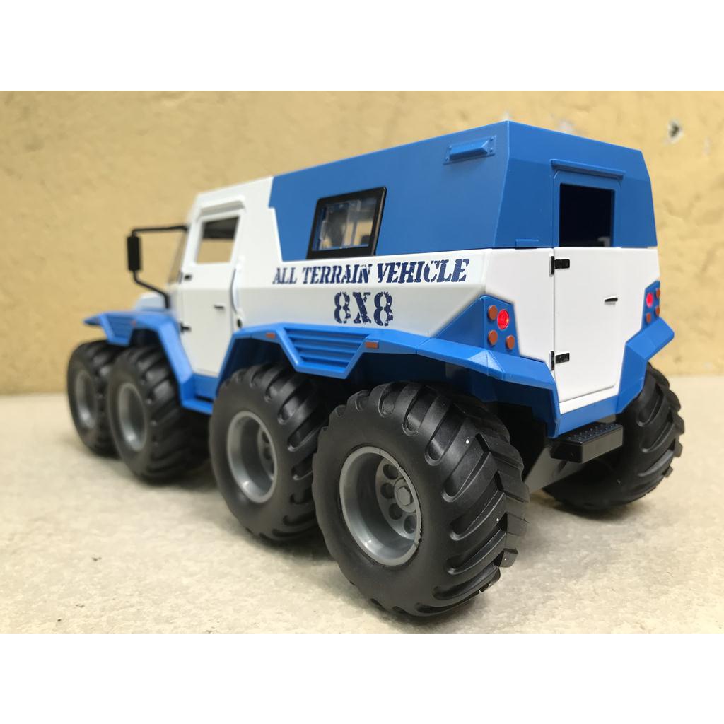Mô hình siêu xe Địa hình Shaman 8x8 1:24
