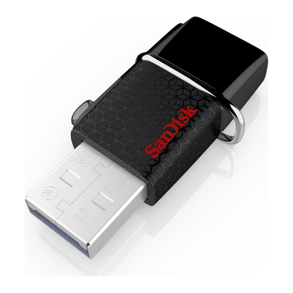 [Mã 159ELSALE hoàn 7% xu đơn 300K] USB OTG Sandisk 3.0 Ultra Dual 128GB 150MB/s - USB 2 Đầu