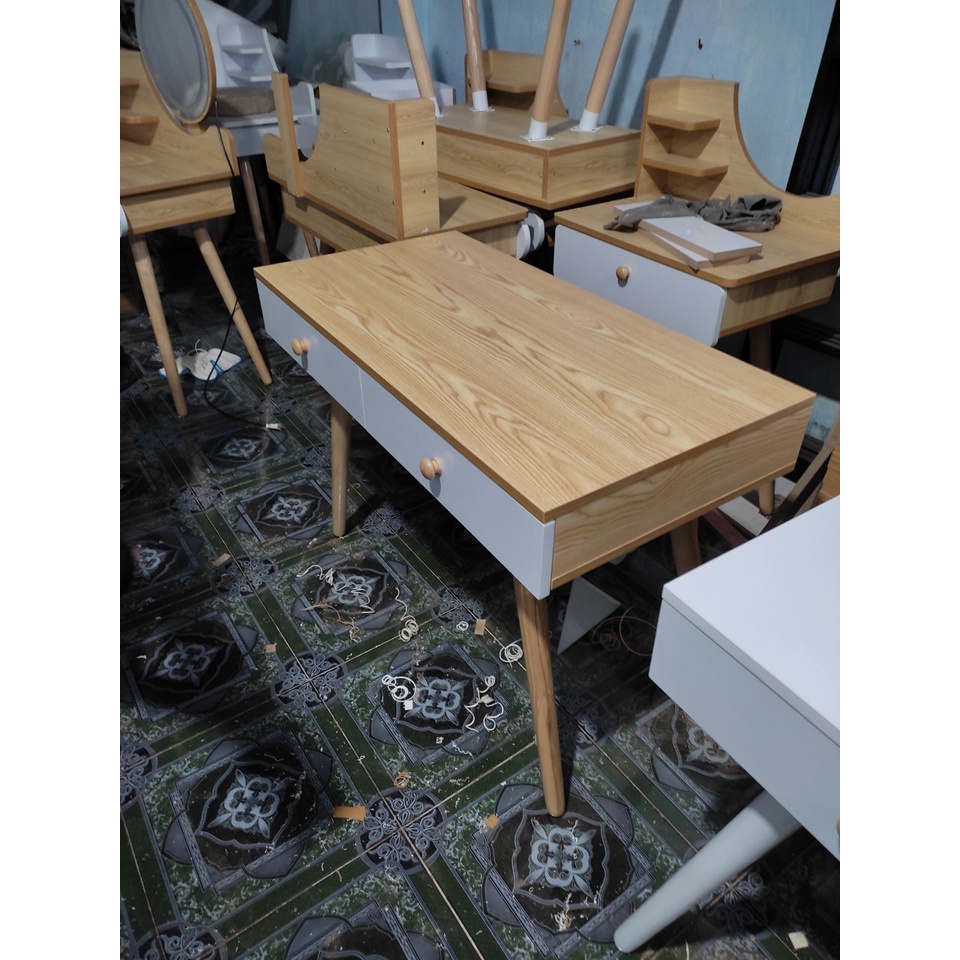 BÀN LÀM VIỆC 2 HỘC KÉO KIỂU HÀN 50X1MX75CM