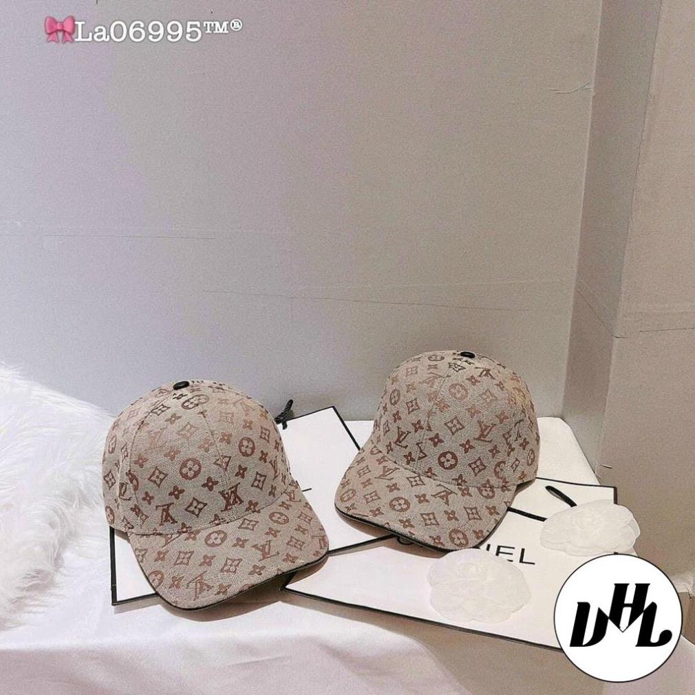 (Hàng VNXK) Nón kết nam, mũ lưỡi trai nam nữ LV HAI LỚP vải Kaki dày chuẩn thời trang (Ảnh thật)