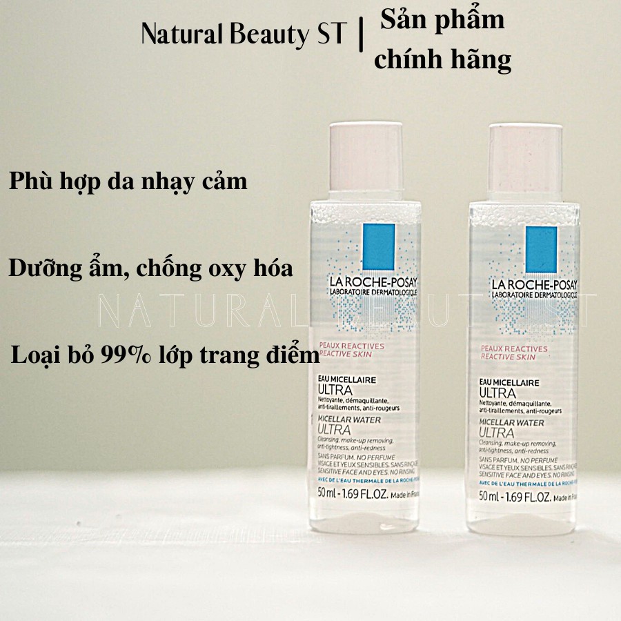 Nước tẩy trang La Roche-Posay 50ml cho da thường và da khô