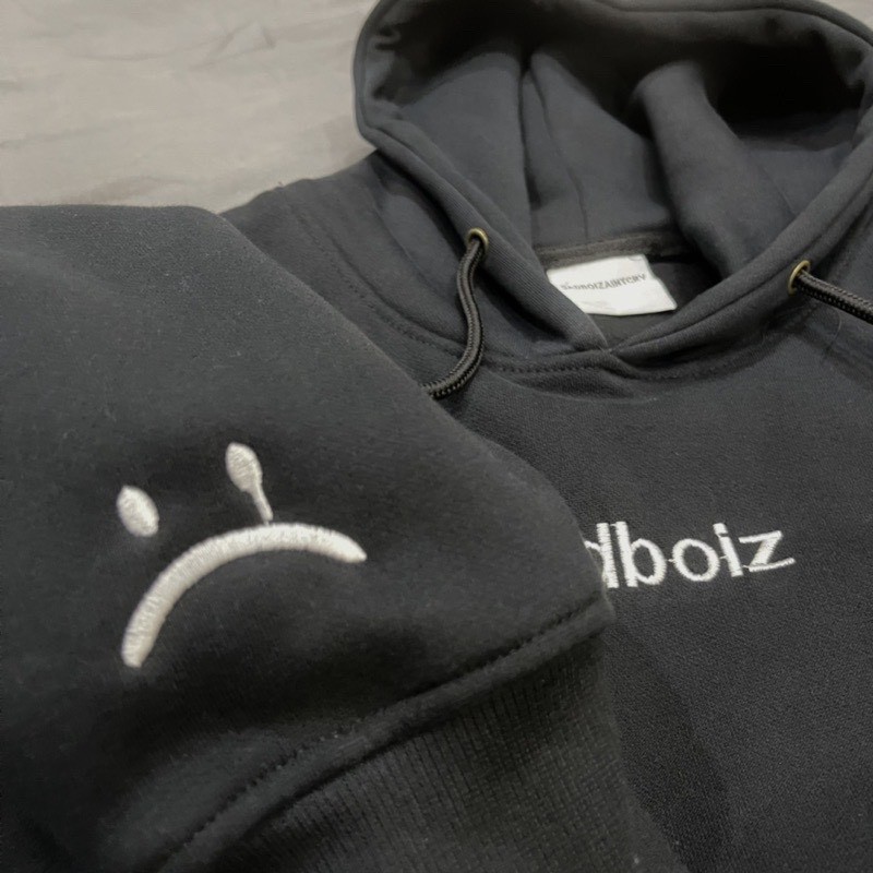 Áo Hoodie SADBOIZ Signature Khoác Nỉ , Tee Local Brand Sadboy Sad Cry Basic Unisex Nam Nữ Ulzzang Full Tag TUN STORE