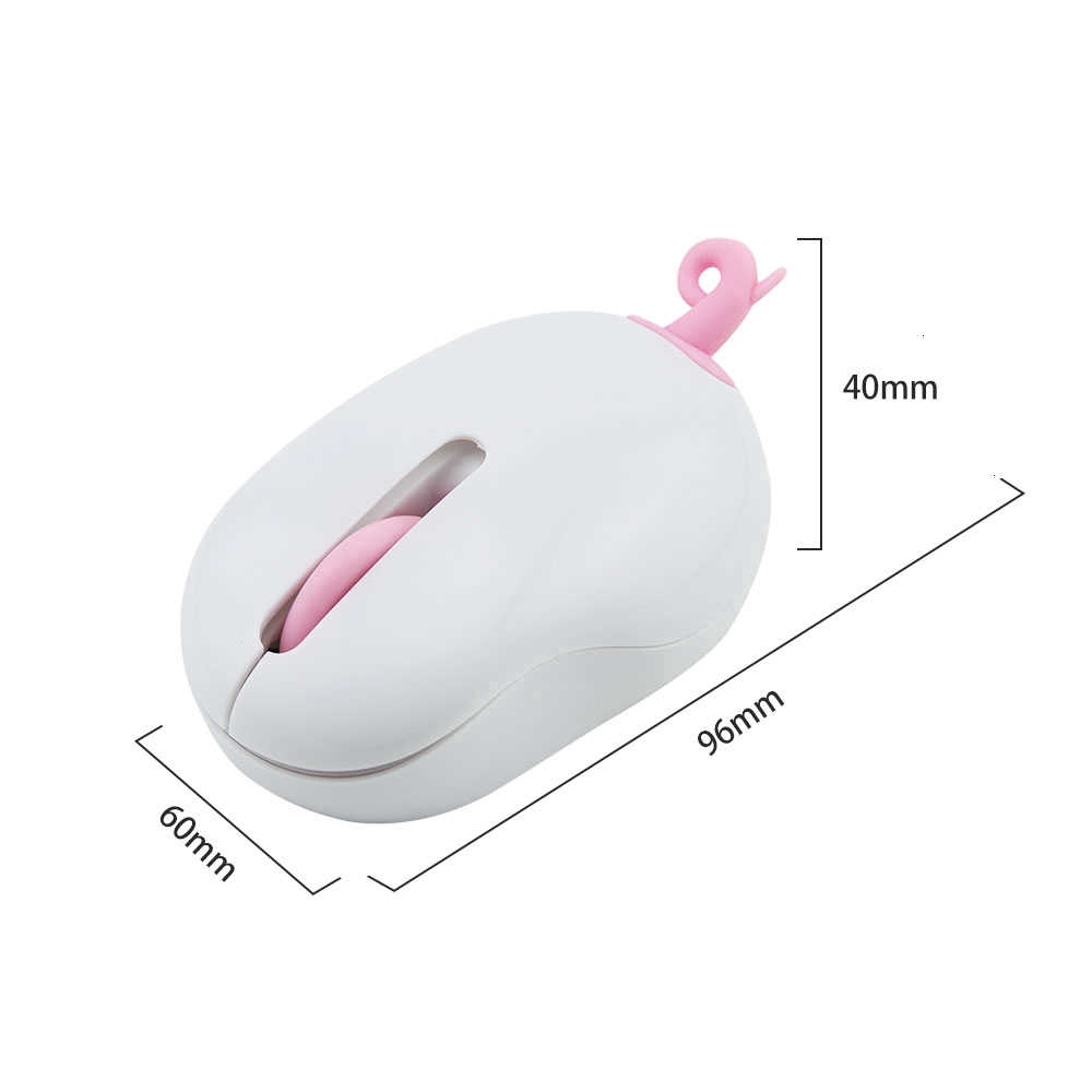 CHUYI Chuột không dây USB 2.0 3D Mini 2.4GHz Kiểu Dáng Hoạt Hình Dễ Thương