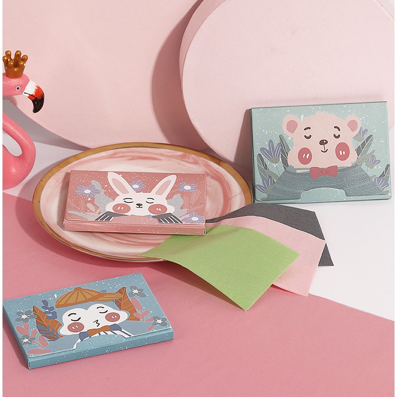 SUPO Beauty - Set 100 Giấy Thấm Dầu 3 Loại Đa Năng Tiện Dụng