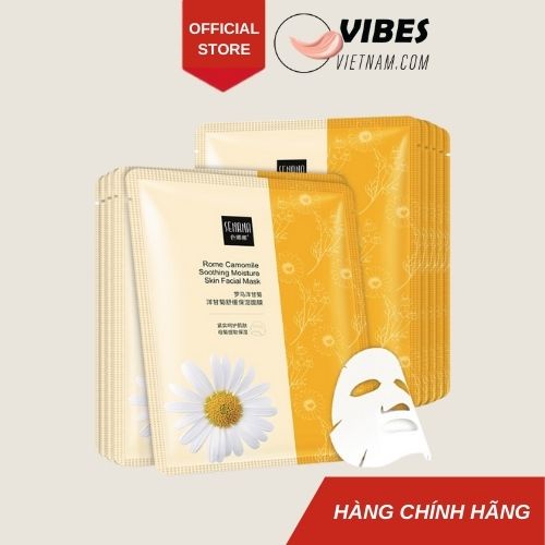 Mặt nạ giấy hoa cúc - Thải độc cân bằng độ ẩm làm mờ nếp nhăn vibesvietnam