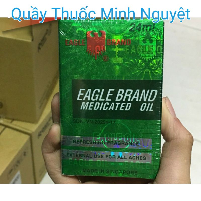 [CHÍNH HÃNG XUẤT MỸ] Dầu Gió Xanh  Mỹ Sing Con Ó 24ml