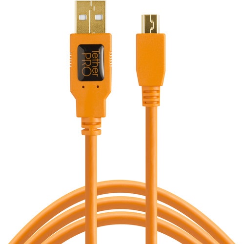 Dây Tether Tools - Cáp TetherPro USB 2.0 to Mini B 5 Pin - Dài 4.6m - Chính Hãng