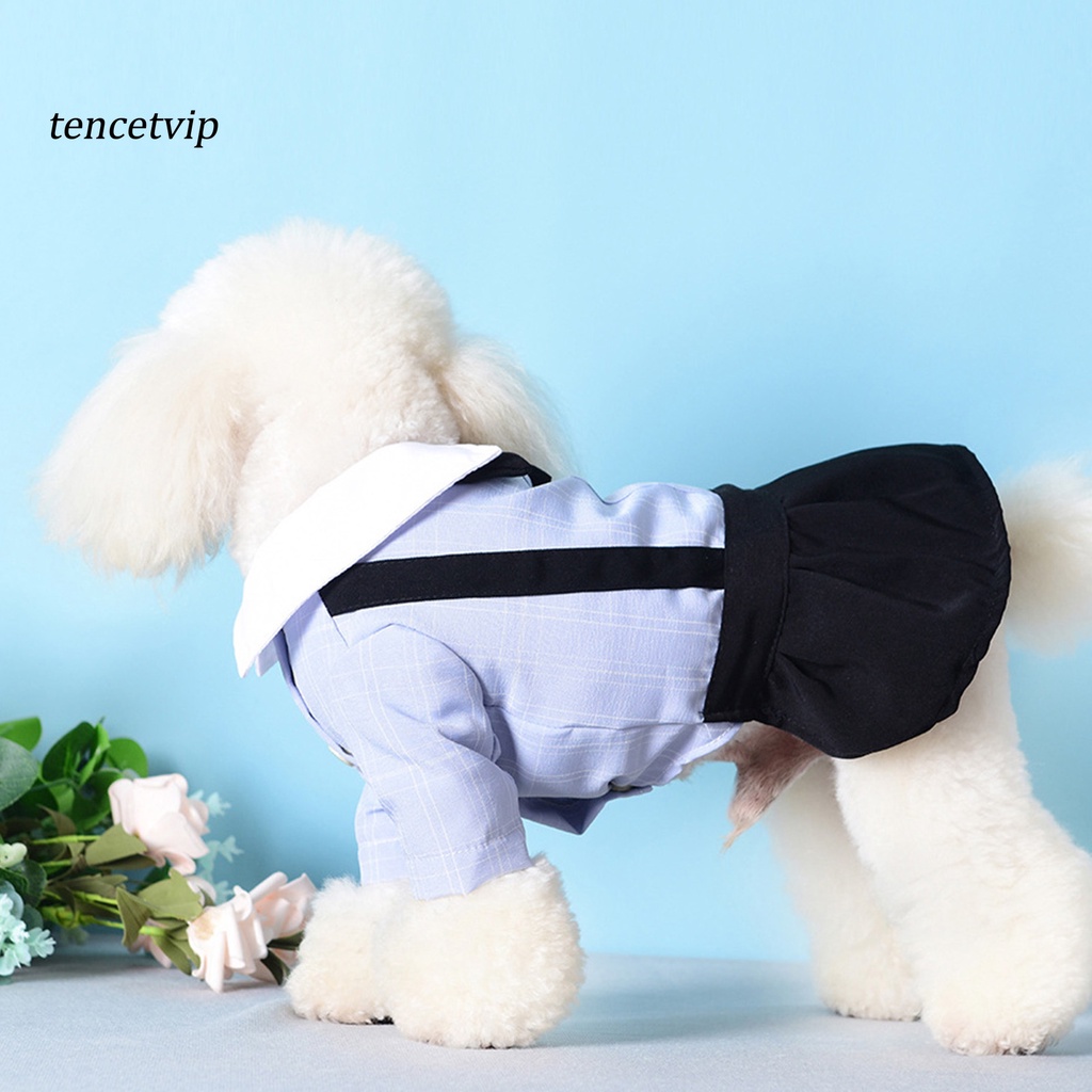 Tencetvip Đầm Vải Không Đường May Dễ Thương Phù Hợp Cho Cún Cưng Ngoài Trời