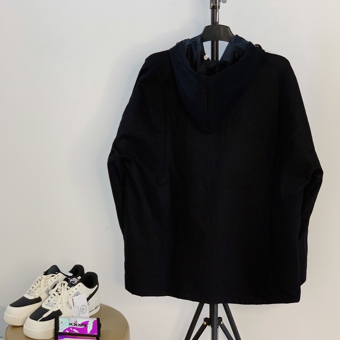 Áo khoác dù nam nữ choose , áo khoác gió local brand unisex , jacket form rộng size us cổ cao zip 2 lớp - Gin store