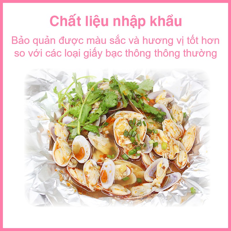 [Mã LIFEMYBD99 giảm 8% đơn 99K] [MyJae x Toyal] Giấy bạc Nhật Bản 25cm x 3m chịu nhiệt tốt nướng thực phẩm | BigBuy360 - bigbuy360.vn