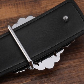 Thắt Lưng Nam Hình Xoáy T1 Đầu Cá Sấu Đính Đá Khóa Cài Được Làm Bằng Hợp Kim