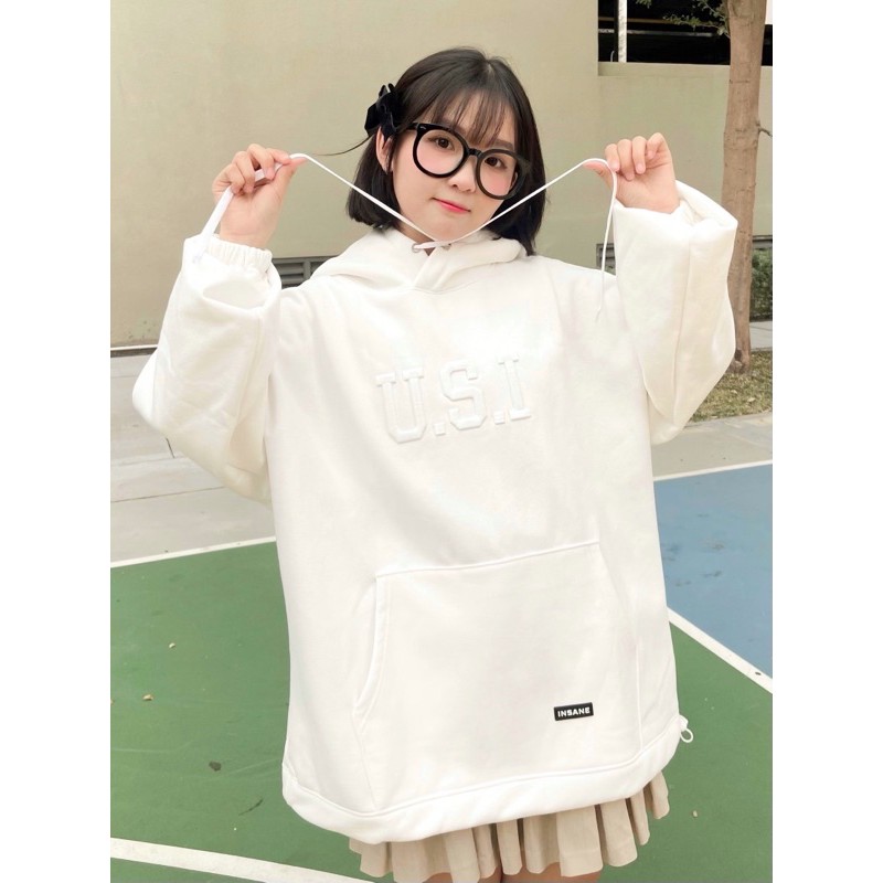 [Áo hoodie Insane®] U.S.I Hoodie Ver 2.0 - Snow White | WebRaoVat - webraovat.net.vn