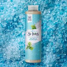 Sữa tắm tẩy tế bào chết St.Ives 473ml hương cam chanh, yến mạch, muối biển, mơ-mỹ