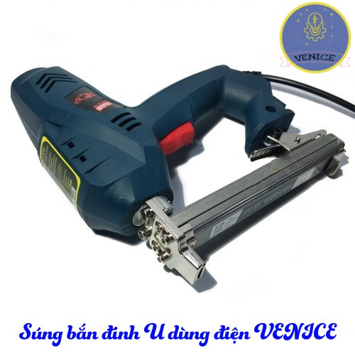 [SALE] Súng bắn đinh U 1013J, đinh ghim VENICE - Dùng điện 220V - Bảo hành 6 tháng