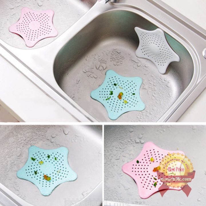 Lọc rác bồn rửa chén bát silicon hình ngôi sao xinh xắn tiện lợi cho gia đình - LOKING