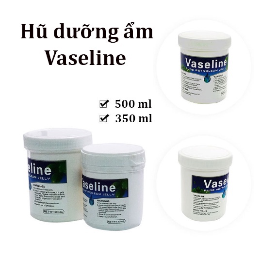 Hũ vaseline Pure Petroleum Jelly to, vaselin dưỡng ẩm hình xăm body lau mực phun xăm 500g