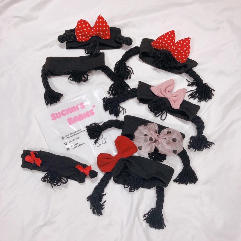 Băng đô tóc giả mềm cho bé Suchin PKID0001