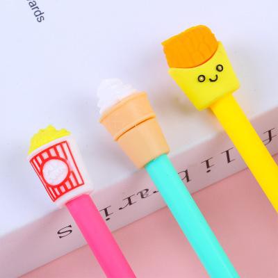 Bút thức ăn nhanh pastel kem D189 bút hoạt hình bút dễ thương bút kute viết gel