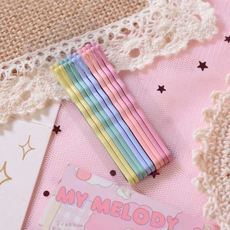 Vỉ 10 chiếc Kẹp Tăm Cầu Vồng Nhiều Màu Sắc Dễ Thương