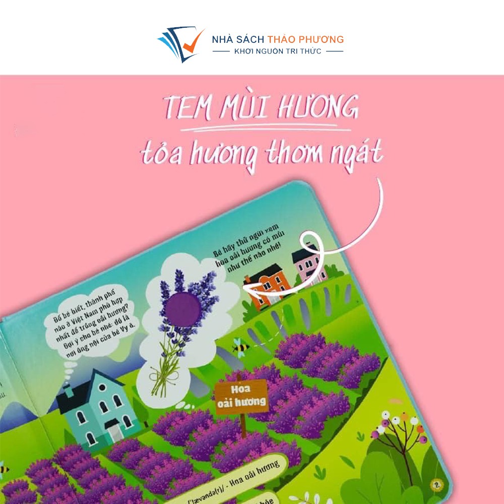 Sách - Mùi hương hoa và trái cây tương tác độc đáo kèm audio đọc sách (Bìa cứng)