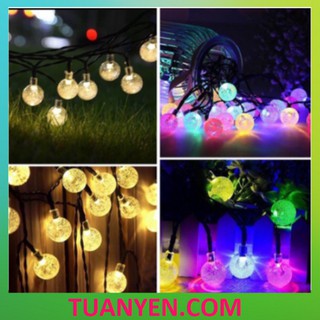 [Hỏa Tốc] Dây Đèn Led Trang Trí CHERRY Bọt Nước 8m - Dây Đèn Trang Trí Cây Quất, Đào, Mai Ngày Tết - Đèn Bi Tròn 4.9