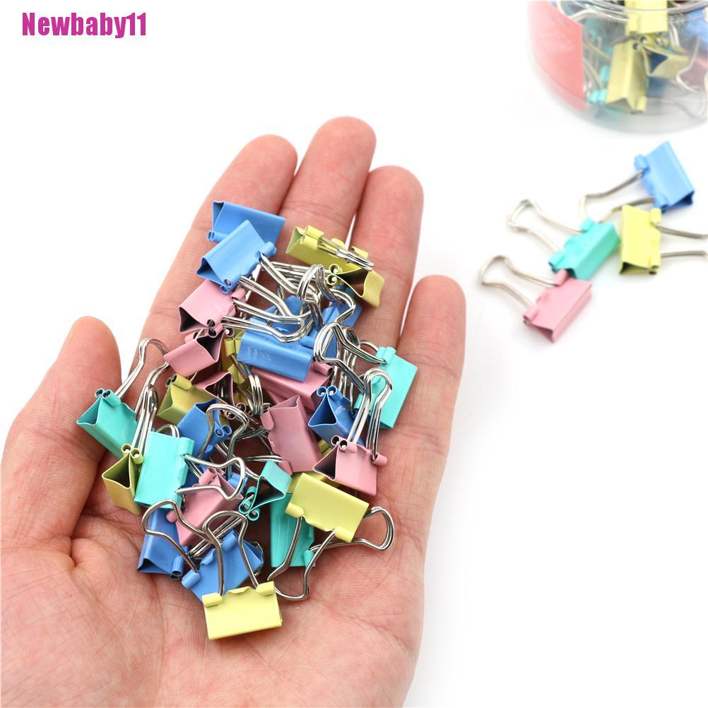 Set 60 Kẹp Giấy Note 15mm Bằng Kim Loại Nhiều Màu Sắc