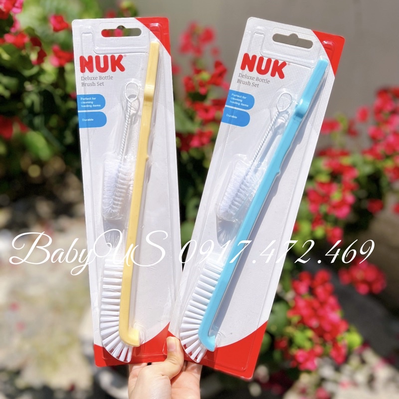Bộ chổi cọ bình sữa NUK Deluxe