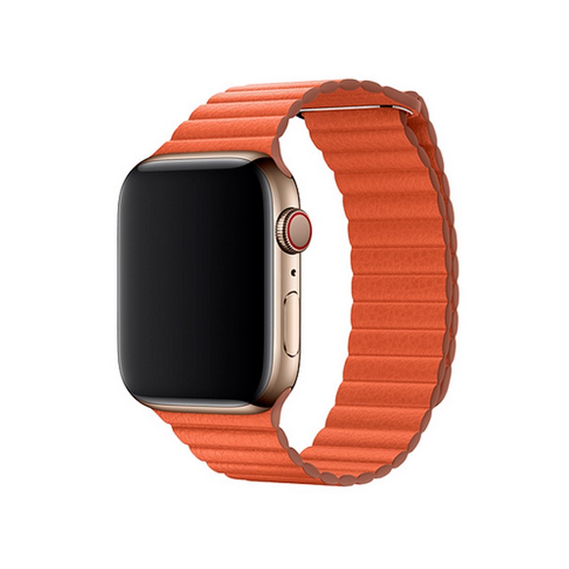 Dây Đeo Bằng Da Thật Cho Đồng Hồ Thông Minh Apple Watch Series 1 / 2 / 3/4/5/6/se ( 38Mm / 42Mm/40mm/44mm )