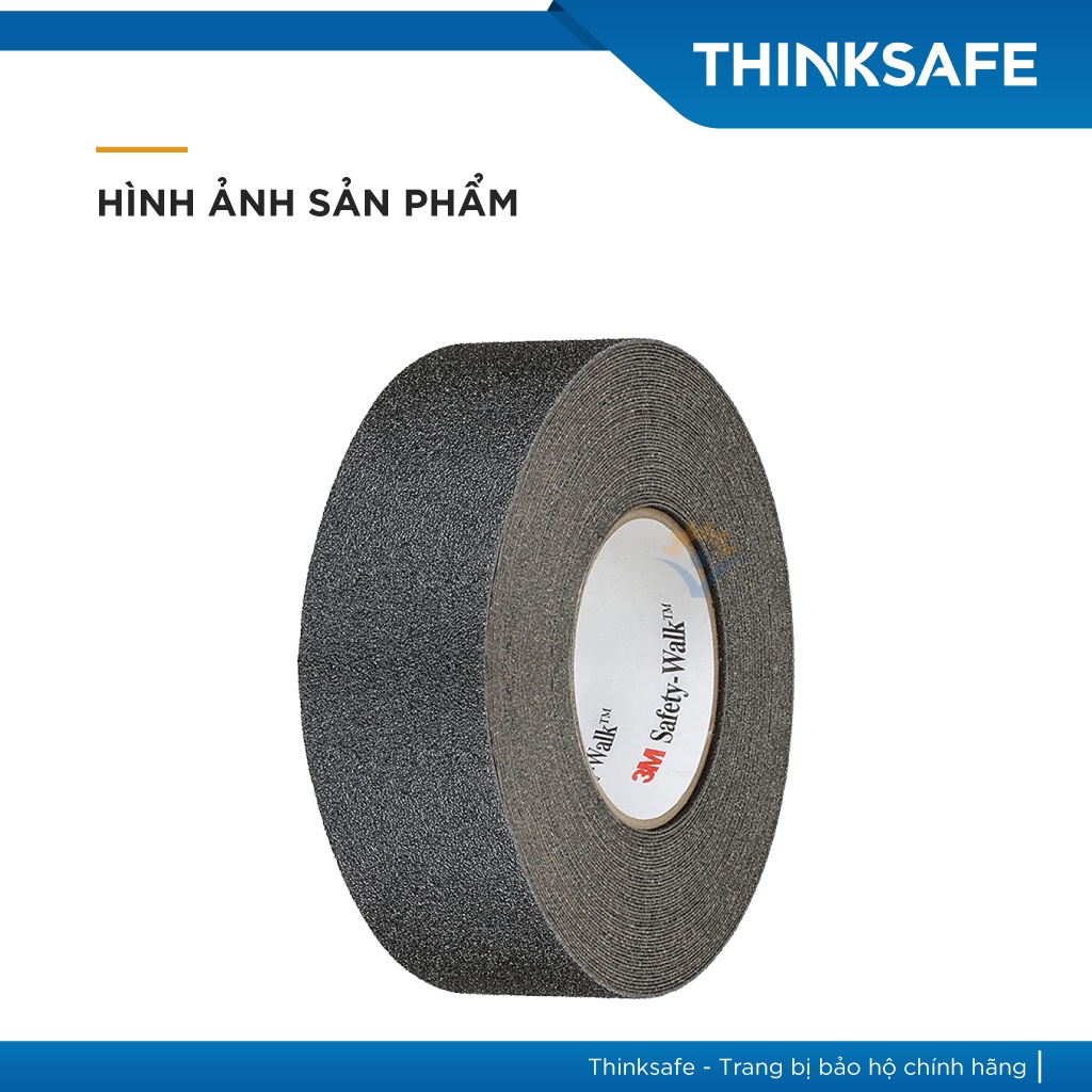 Băng keo chống trượt 3M Safety-Walk 610 dán cầu thang, nền sàn, tăng độ nhám, chống trơn trượt (khổ 5cm)- Thinksafe