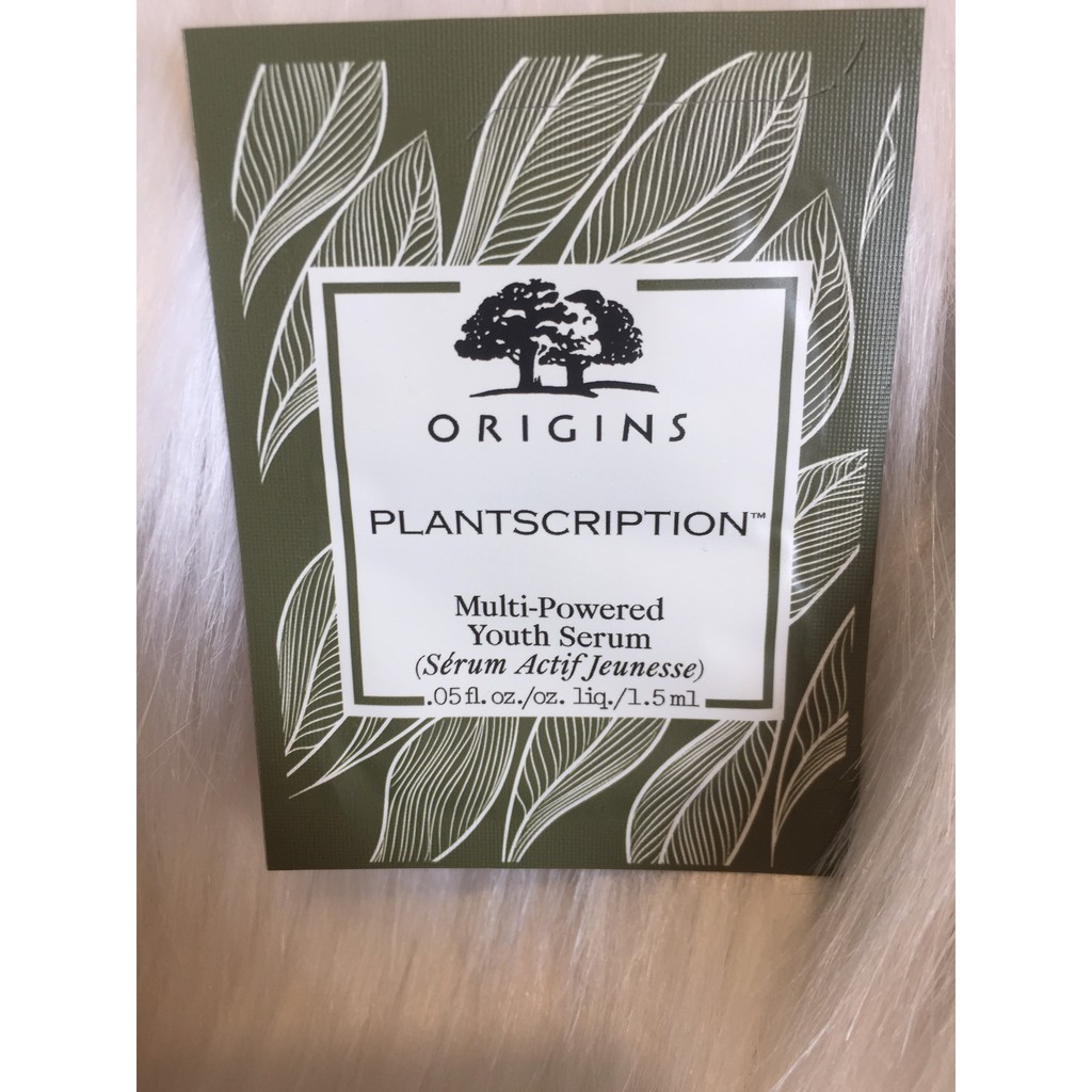 Mẫu thử hãng Origins kem mắt, serum chống lão hóa, sửa rửa mặt - 2ml/ 1.5ml