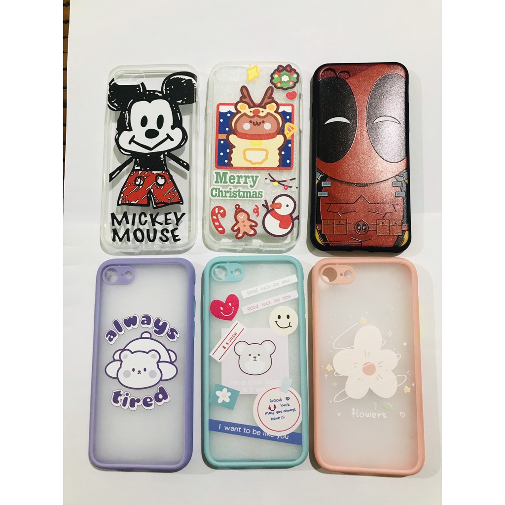 Ốp lưng Iphone in hình nhiều mã cho dòng máy 7/8/SE 2020 đẹp long lanh, cool ngầu, dễ thương