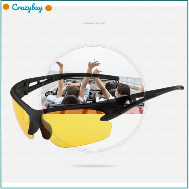 Cr Kính Mát Thể Thao Hỗ Trợ Tầm Nhìn Ban Đêm