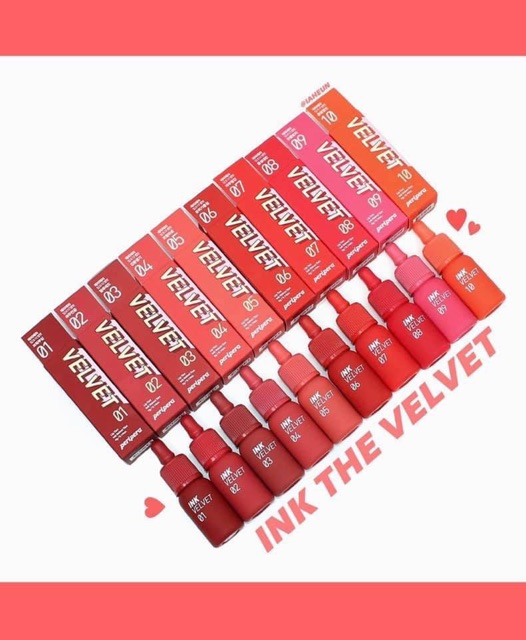 ( Sẵn 101- 102 - 103) Son kem Peripera Ink Velvet Lip Tint | Thế Giới Skin Care