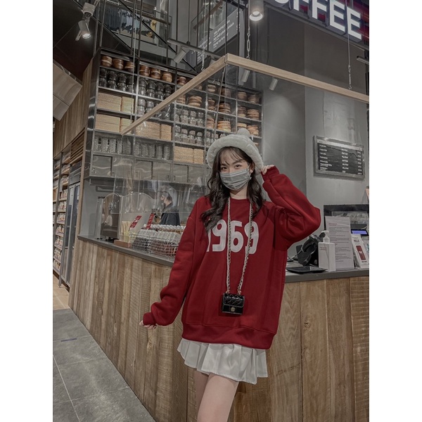 Áo nỉ đỏ 1969 | BigBuy360 - bigbuy360.vn