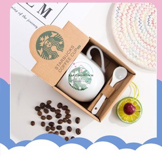 Cốc sứ ly sứ starbucks cao cấp có quai 200ml xiaomimi tv25525