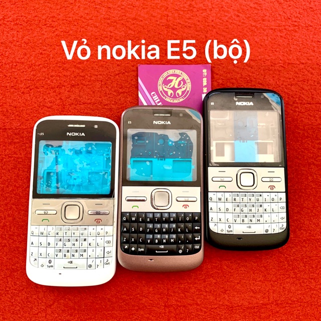 Vỏ nokia E5 full nguyên bộ - mới 100%