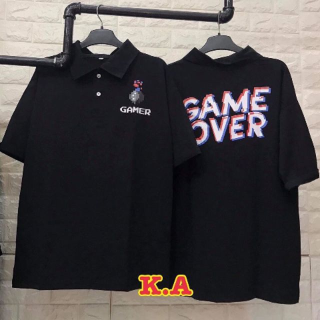 Áo polo in game over KA