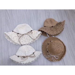 [TRÙM SỈ] [ẢNH THẬT] Mũ cói đi biển - Nón cói mềm ( mũ cói mềm) siêu dễ thương mới về