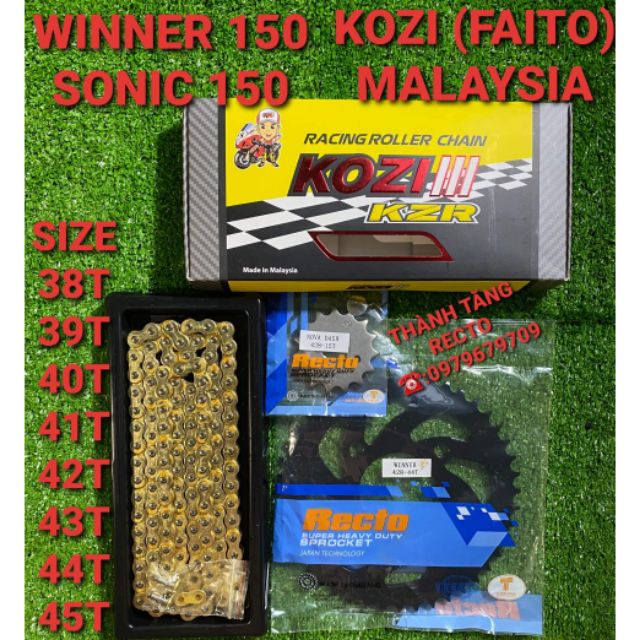 NHÔNG SÊN DĨA WINNER/WINNER X/SONIC 150 SÊN KOZI(FAITO) CHÍNH HÃNG