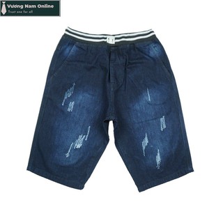 Fgu quần lửng nam jean lưng thun 64 t08