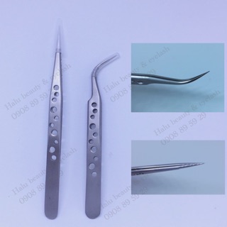Bộ đôi nhíp cong và thẳng lỗ Vetus