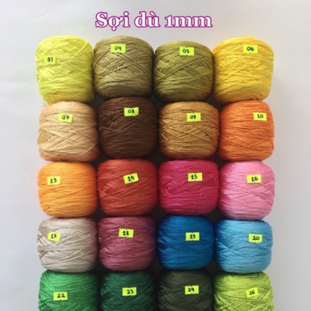 Sợi dù 1mm 25k/c phần 3/3