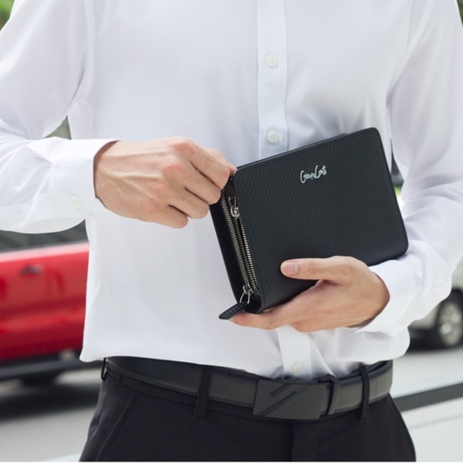 Ví Cầm Tay Nam Cao Cấp Gianni Conti Italy - 1245724BLACK