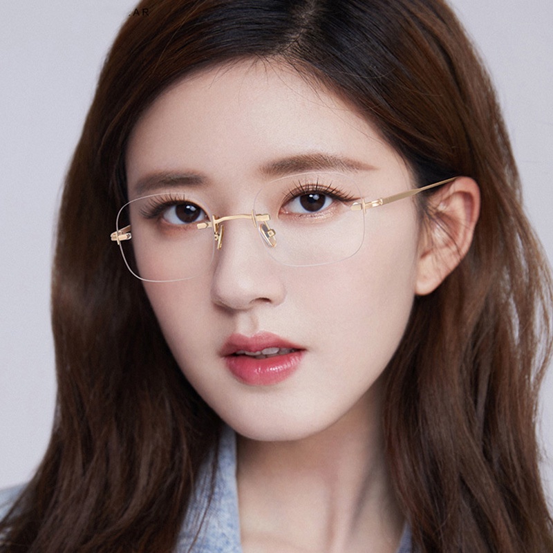 Kính không gọng kim loại KAIWENLOVE chống ánh sáng xanh thời trang cho nữ