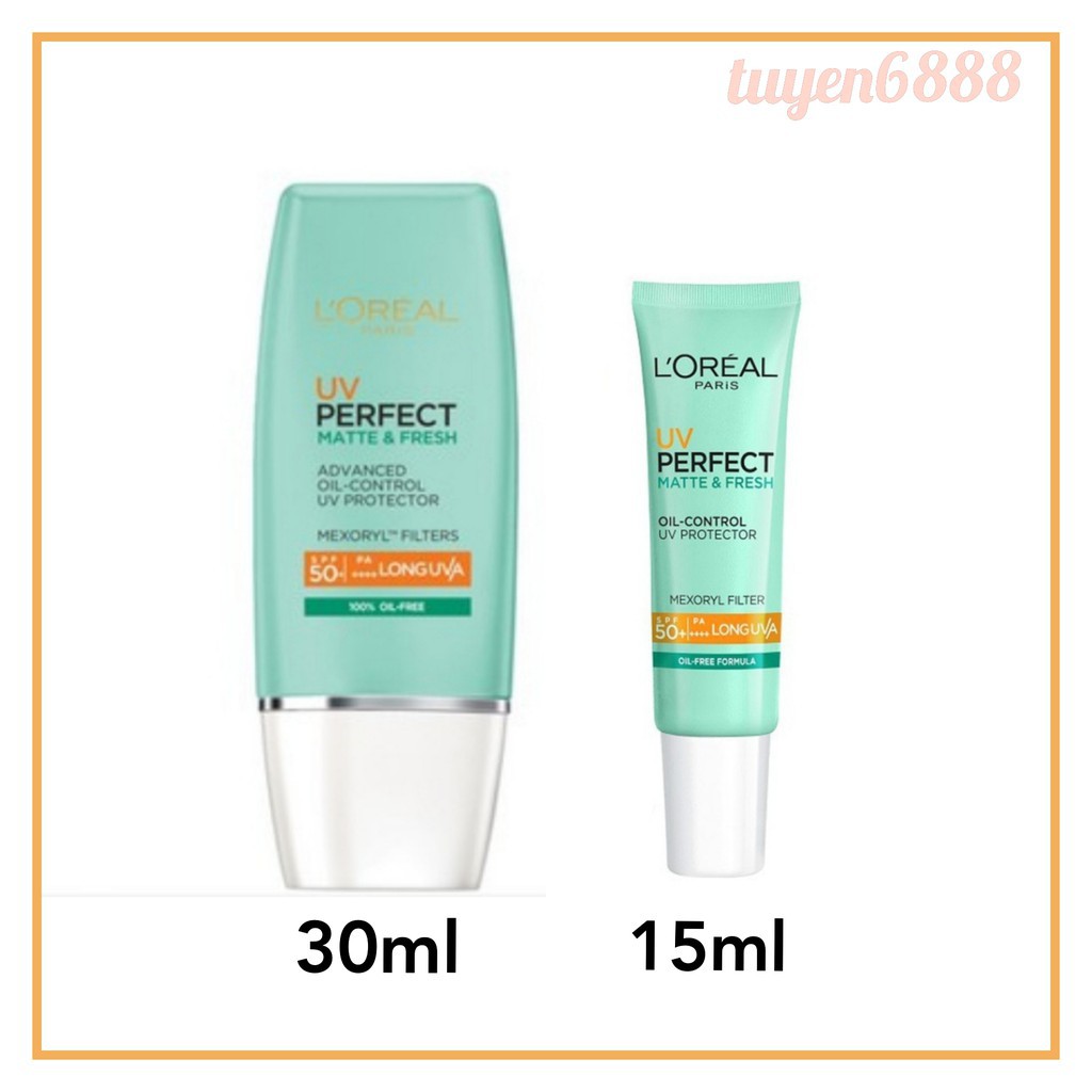 Kem chống nắng dạng sữa L'oreal Paris UV Perfect SPF50+