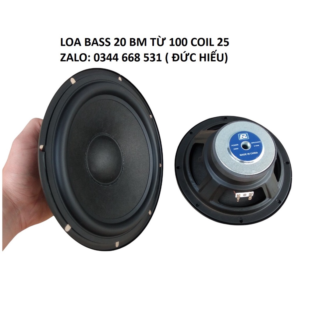 1 CỦ LOA BASS 20 BM PAUDIO TỪ ĐƠN 100 COIL 25-HÀNG CHÍNH HÃNG
