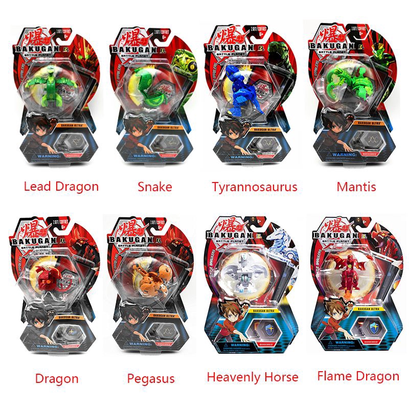 Set Mô Hình Các Nhân Vật Trong Phim Bakugan Dragonoid